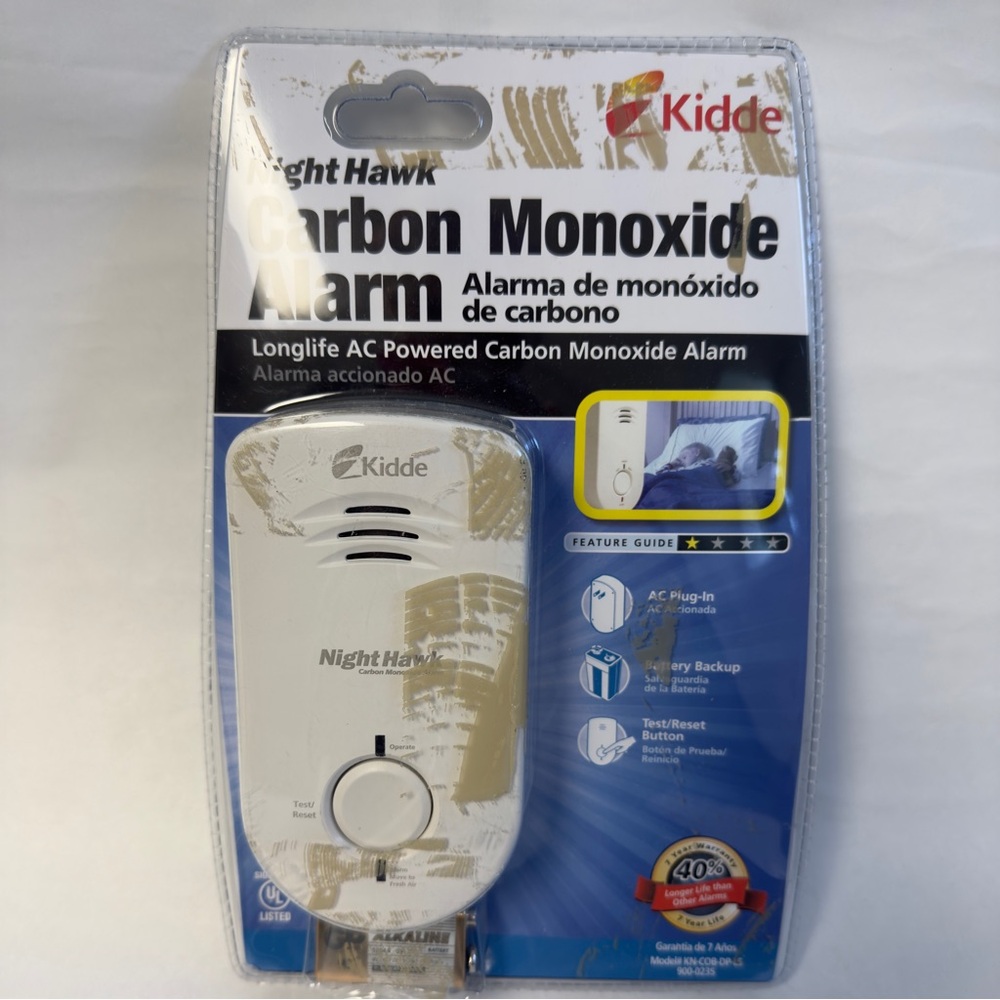 KIDDE Carbon Monoxide Alarm NWT